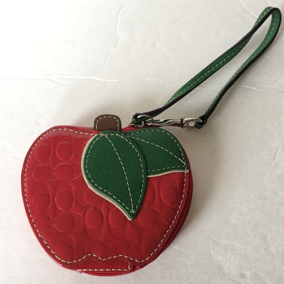 Coach Handbags - Coach Signature C Apple Coin Purse Wristlet
